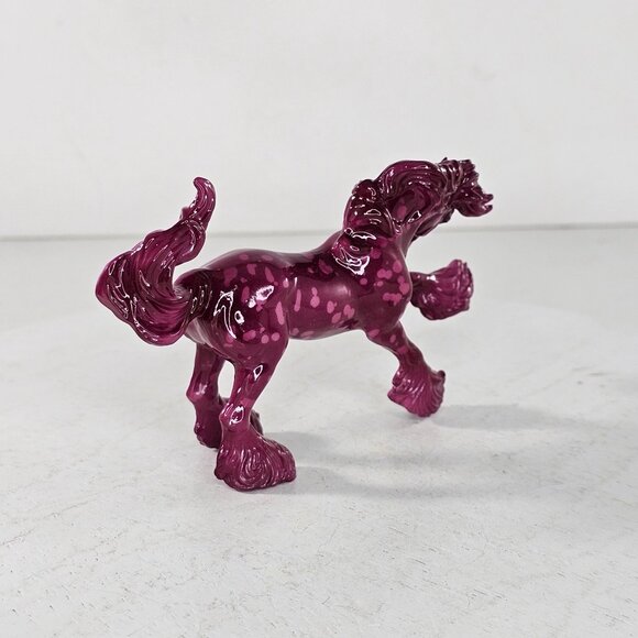 Breyer Stablemate Series 7 TSC Chase Gypsy Vanner 2025 Pink Dapples - Picture 5 of 9